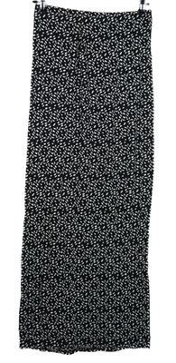 Dámská černo-bílá vzorovaná dlouhá sukně Signage 