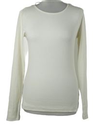 Dámské smetanové žebrované triko Ever.me 