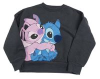 Antracitová mikina se Stichem Disney