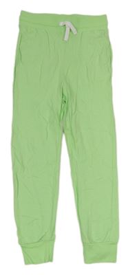 Neonově zelené lehké tepláky H&M