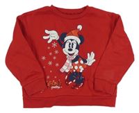 Červená mikina s Minnie zn. Disney 