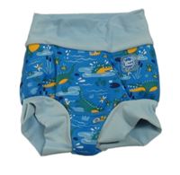 Modré neoprenové kalhotky s krokodýly Splash About