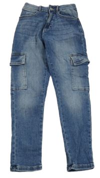 Modré cargo rifle Zara