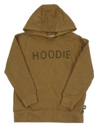 Hnědá mikina s nápisem Pompdelux