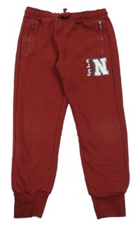 Vínové tepláky s písmenem LC WAIKIKI