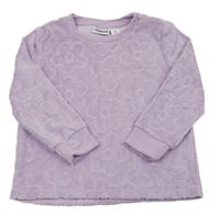 Fialová mikina s květinami Lily&Dan