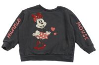 Šedá mikina s Minnie 
