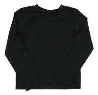 Černé sportovní triko Nutmeg