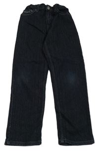 Tmavomodré straight rifle