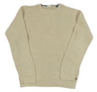 Béžový žebrovaný svetr H&M