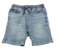 Světlemodré teplákovo/riflové kraťasy Next