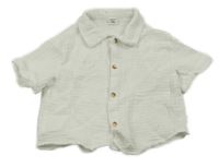 Bílá mušelínová košile Shein