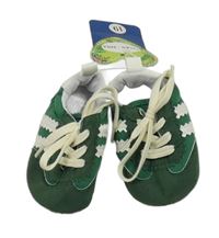 Nové - mavozelené capáčky s pruhy vel.19