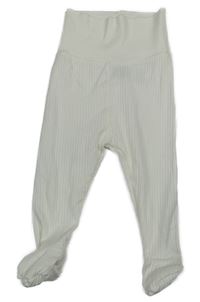 Bílé žebrované polodupky H&M