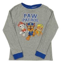 Šedé melírované pyžamové triko s Paw Patrol H&M