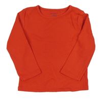 Červené žebrované triko zn. Primark