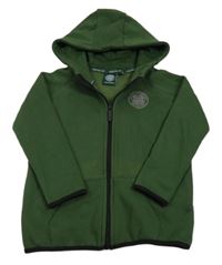 Tmavozelená propínací mikina s kapucí The Celtic Club 