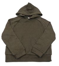 Hnědý svetr s kapucí Tchibo