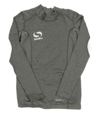 Šedé melírované funkční spodní triko s logem Sondico