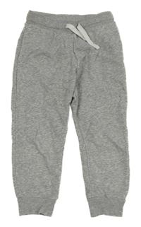 Šedé melírované tepláky H&M