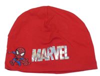 Čerrvená bavlněná čepice se Spider-manem C&A