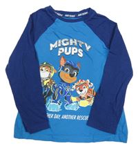 Azurovo-tmavomodré triko s Paw Patrol