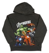 Tmavošedá mikina Avengers s kapucí H&M