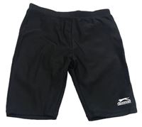 Černé UV kraťasy s logem Slazenger