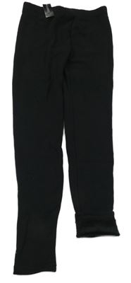 Nové - černé teplákové zateplené legíny St. Bernard