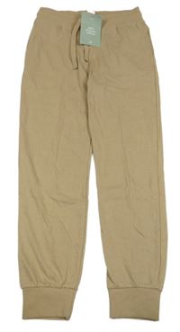 Nové - světllehnědé tepláky H&M