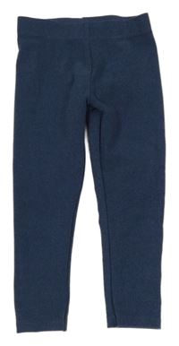 Tmavomodré teplákové legíny Nutmeg