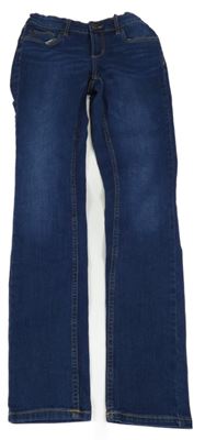 Tmavomodré skinny fit teplákové rifle Pepperts!