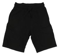 Černé teplákové kraťasy H&M