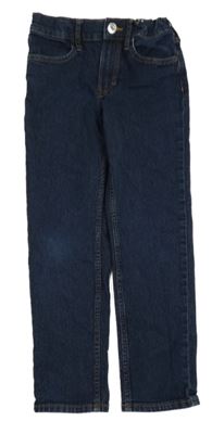 Tmavomodré slim fit rifle H&M