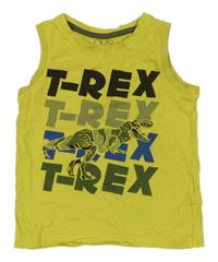 Citronové tílko s T-Rexem OVS