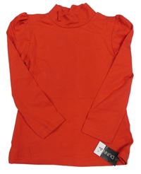 Nové - Červené triko se stojáčkem Dunnes