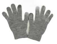 Šedé melírované prstové rukavice Primark