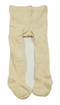 Béžové thermo punčocháče L&D