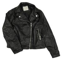 Černý koženkový podšitý křivák Primark