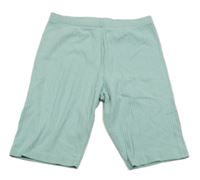 Světlezelené žebrované elastické kraťasy Topolino