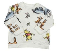 Bílá mikina s Púem a přáteli Disney