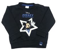 Černá mikina s Mickeym zn. Diseny