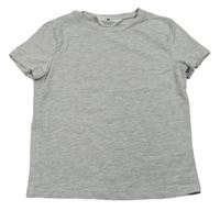 Šedé melírované tričko H&M