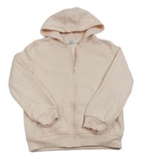 Světlerůžová propínací mikina s kapucí Primark