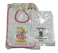 Nové - 2x brnydák - bílý se sobem + froté s medvědy 