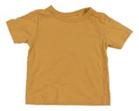 Okrové triko s potiskem George