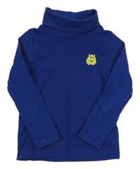 Tmavomodré triko s rolákem a příšerkou Lupilu