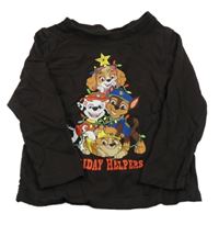 Hnědé triko s Tlapkovou patrolou Nickelodeon