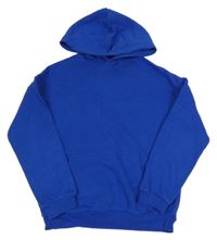 Safírová mikina s kapucí H&M