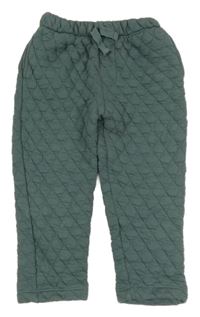 Zelené prošívané tepláky Next